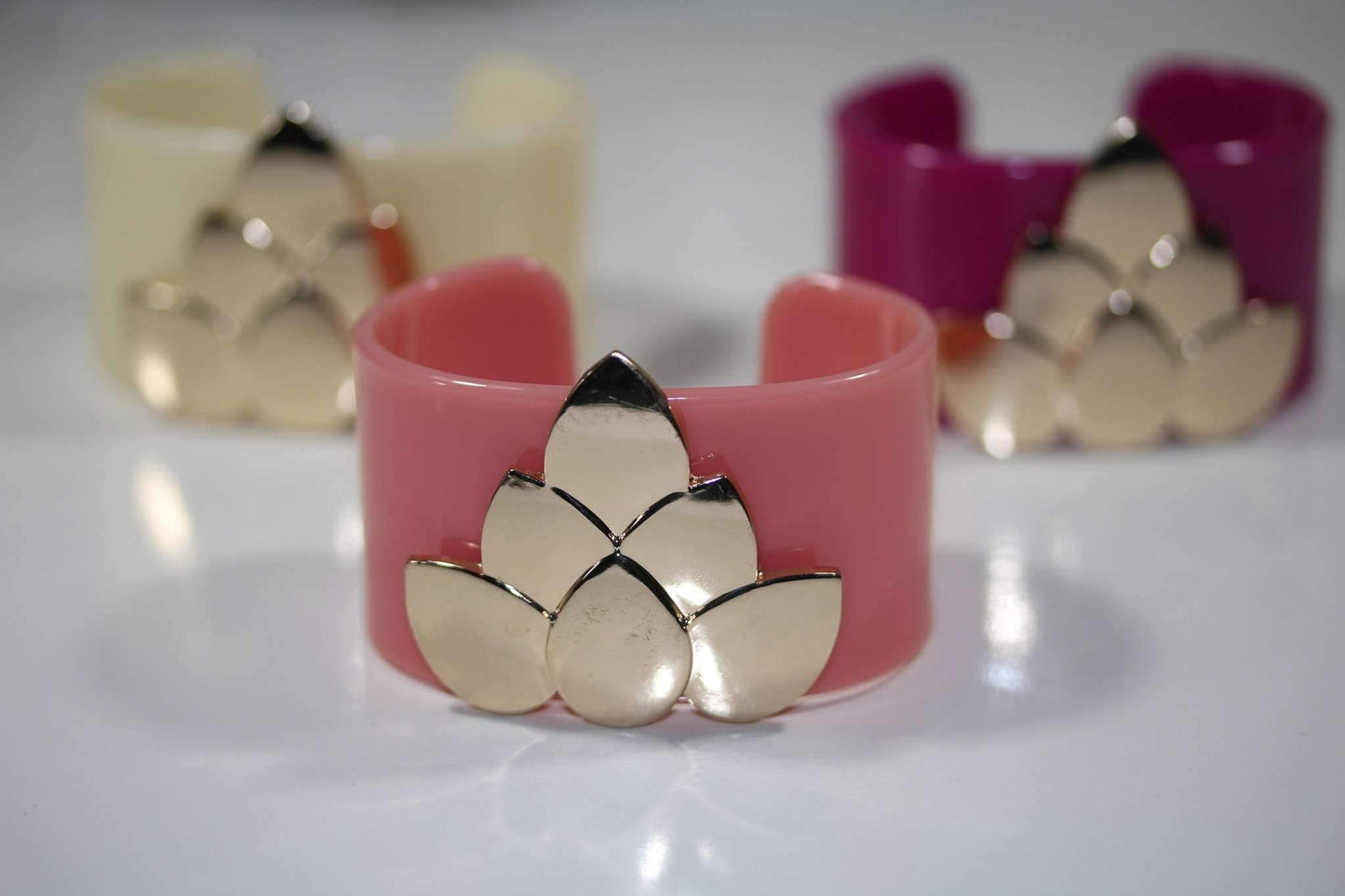 Lotus Flower Cuff Bangles | Wild Lotus