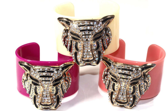 Tiger Glitz Cuff Bangles | Wild Lotus