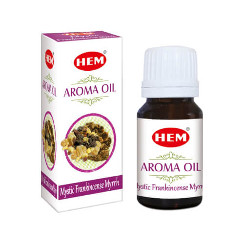 HEM Aroma Oils | 10 ml Bottle | Aromatherapy Scents - Frankincense Myrrh