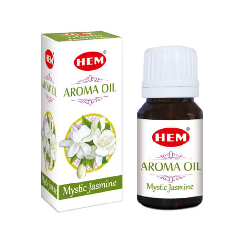 HEM Aroma Oils | 10 ml Bottle | Aromatherapy Scents - Mystic Jasmine