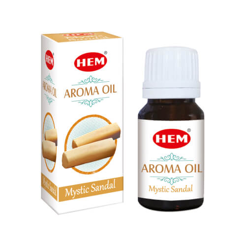 HEM Aroma Oils | 10 ml Bottle | Aromatherapy Scents - Mystic Sandalwood