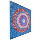 Blue Botanical Garden Theme Wall Decoration Full Size Tapestry