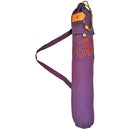 Navy Blue Cotton Hindu Sanskrit Aum Yoga Mat Bag Carrier | Wild Lotus