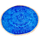 Blue Ombre Round Star Mandala Tapestry Wall Art | Wild Lotus® | @wildlotusbrand