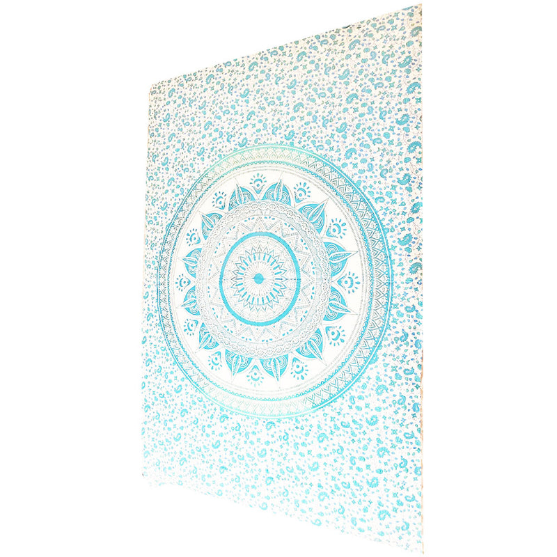 Chakra Lotus Petals Art Cotton Tapestry Bedspread | Wild Lotus® | @wildlotusbrand