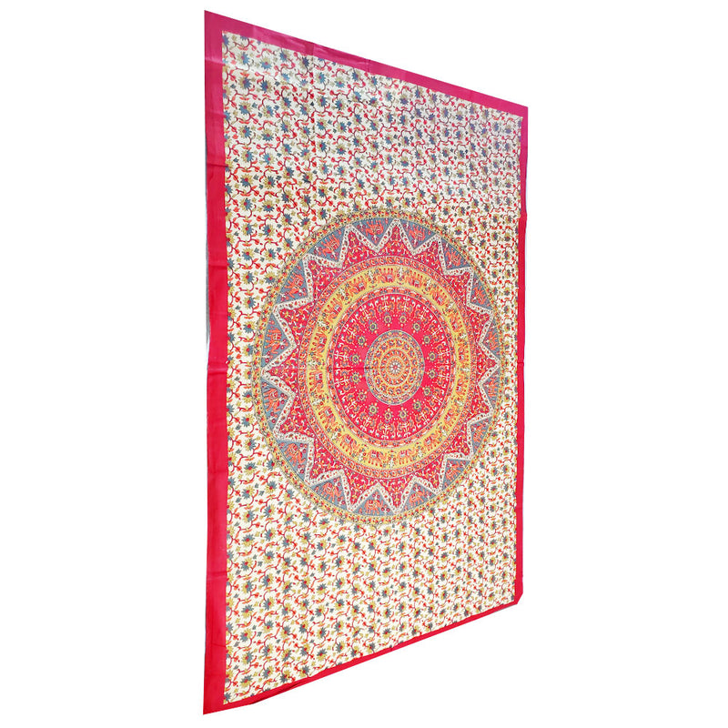 Chakra Star Sign Indian Elephant Mandala Tapestry Wall Hanging | Wild Lotus® | @wildlotusbrand