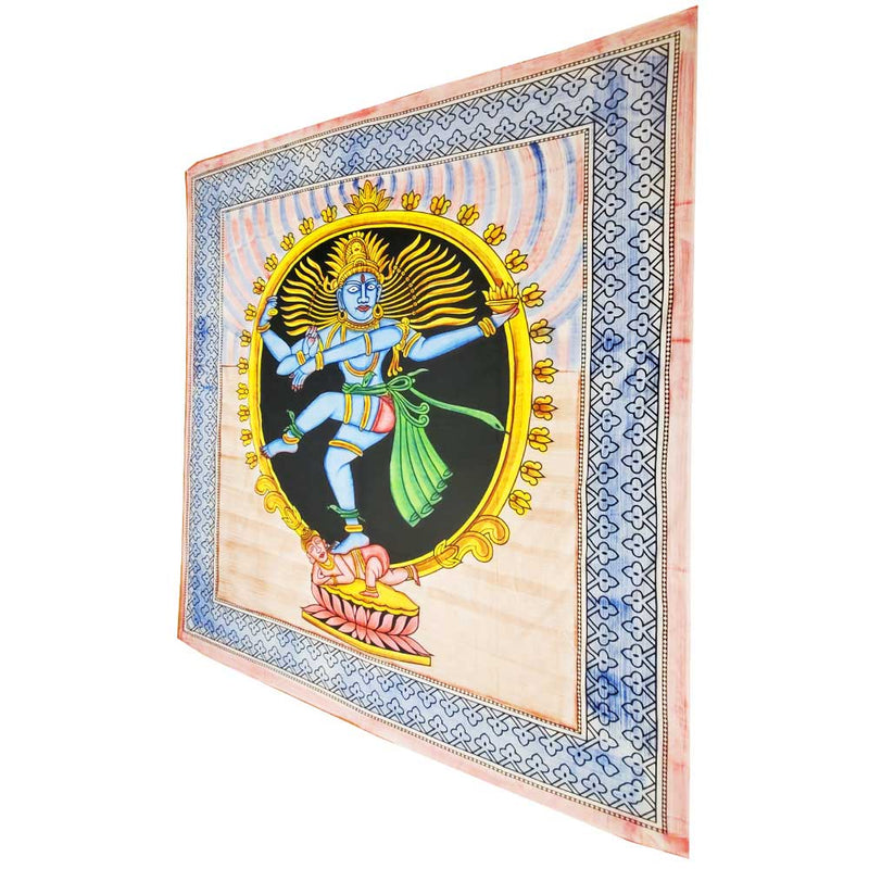 Dancing Shiva Pose Natarajasana Full Size Tapestry Wall Hanging | Wild Lotus® | @wildlotusbrand
