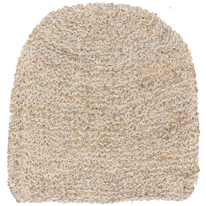 Beige Handwoven 100% Hemp Beanie Hat | Wild Lotus® | @wildlotusbrand