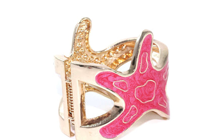 Pink Starfish Glitz Bangle | Wild Lotus