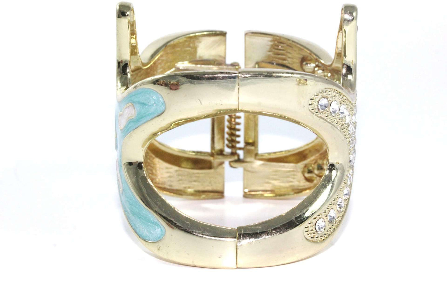 Aqua Starfish Glitz Bangle | Wild Lotus