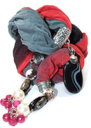 Fall Blends Pendant Scarf