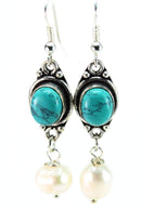 Howlite & Pearl Earrings