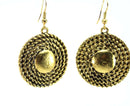 Rope Medallion Earrings