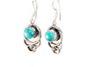 Howlite Blue Petal Earrings
