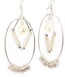 Stacked & Ringed Contemporary Earrings