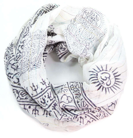 Om & Ganesha Printed Scarf