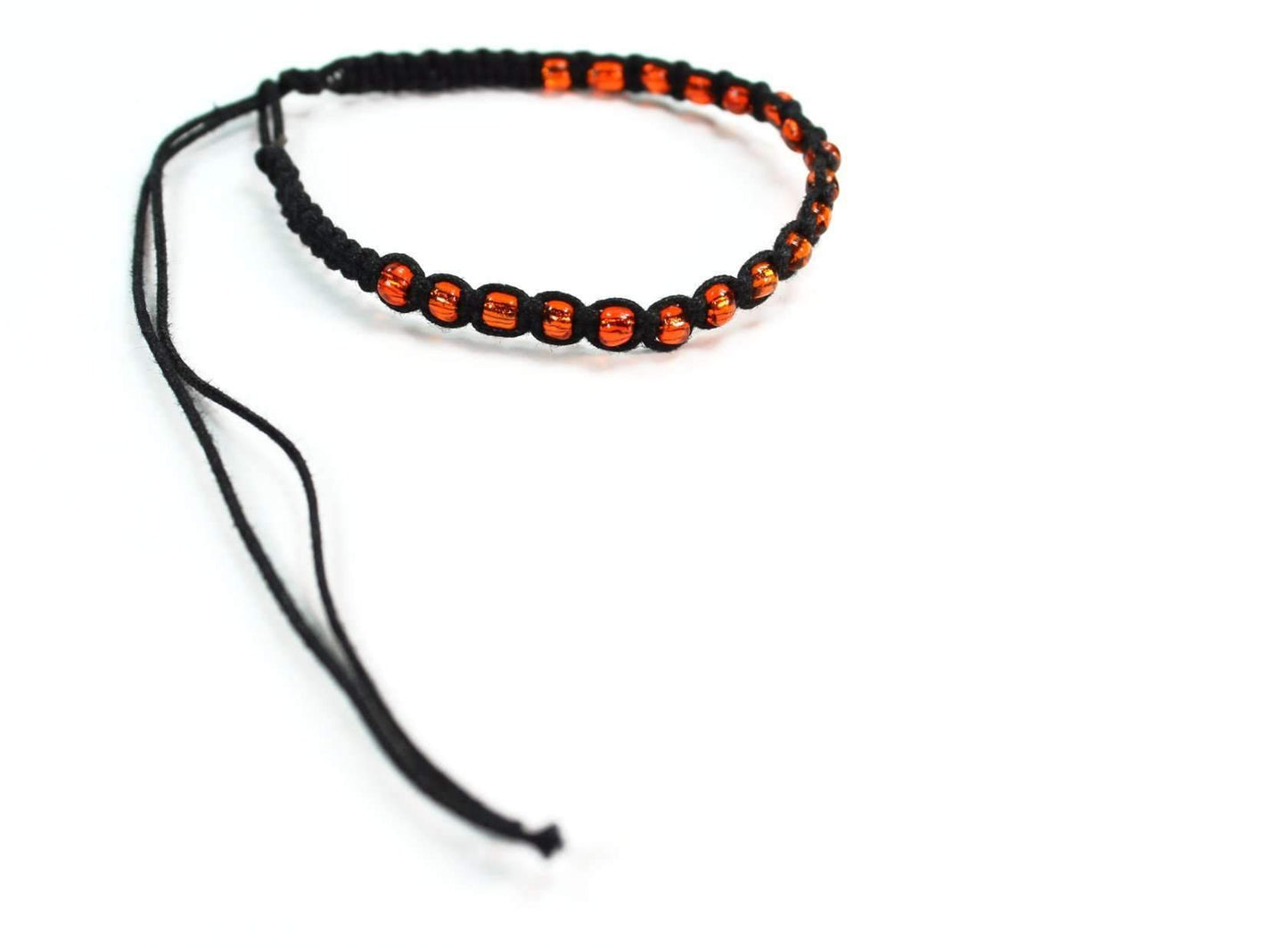 Fire Amber Friendship Bond Bracelet