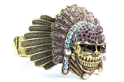 Magenta Native Indian Chief Bangle