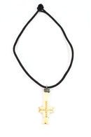 Bone Cross Tribal Pendant Necklace