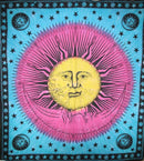Divine Sun & Crescent Moon Tapestry