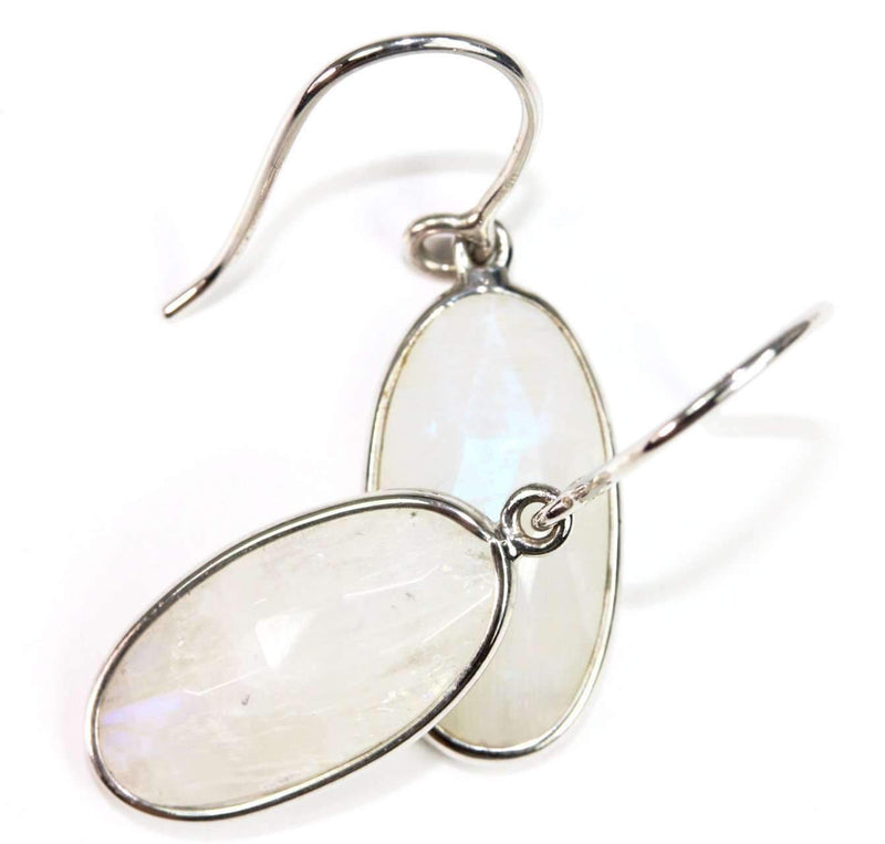 Sterling Silver Moonstone Dangler Earrings