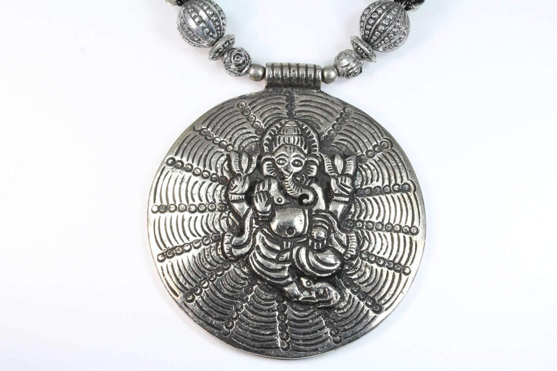 Ganesha in Cosmos Statement Necklace