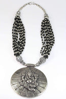 Ganesha in Cosmos Statement Necklace