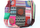 Patchwork Multi Spiral Durrie Jhola Bag Shopping Tote | Wild Lotus