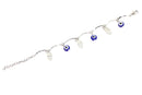 Blue Hamsa Hand & Evil Eye Protection Bracelet
