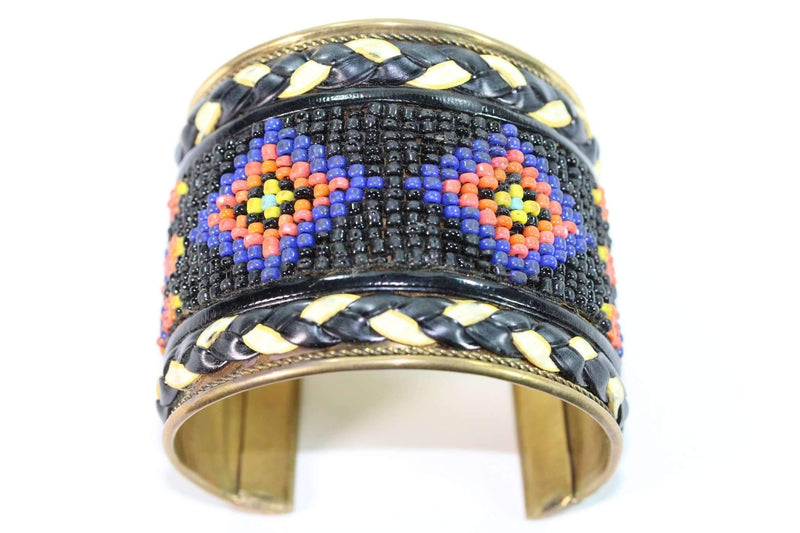 Beaded Cuff Bangles by Wild Lotus