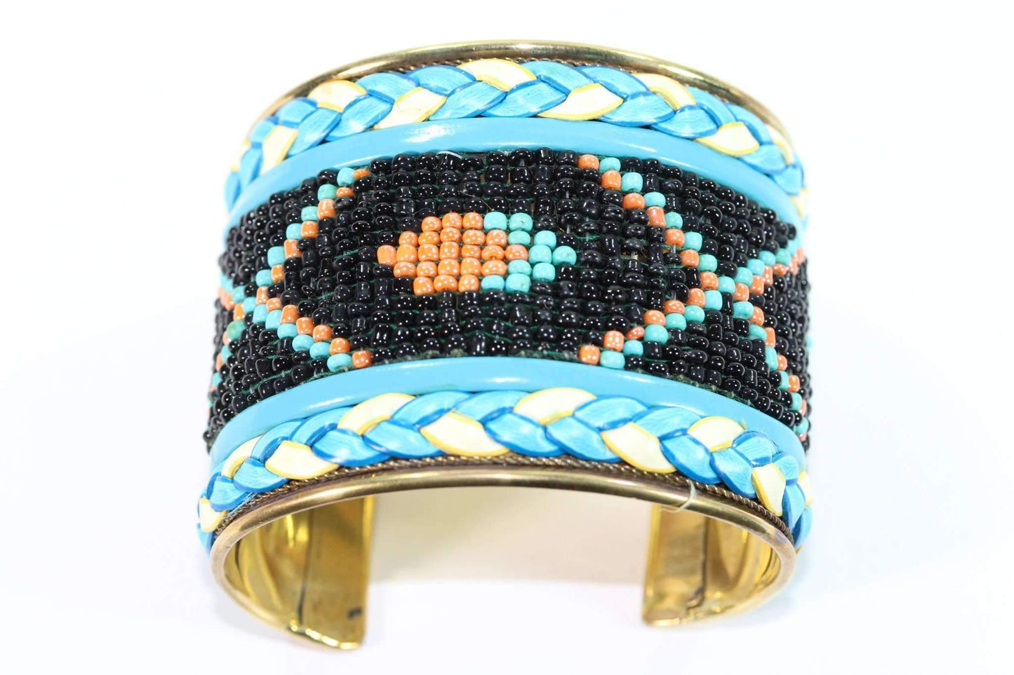 Beaded Cuff Bangles by Wild Lotus
