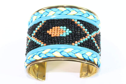Beaded Cuff Bangles by Wild Lotus