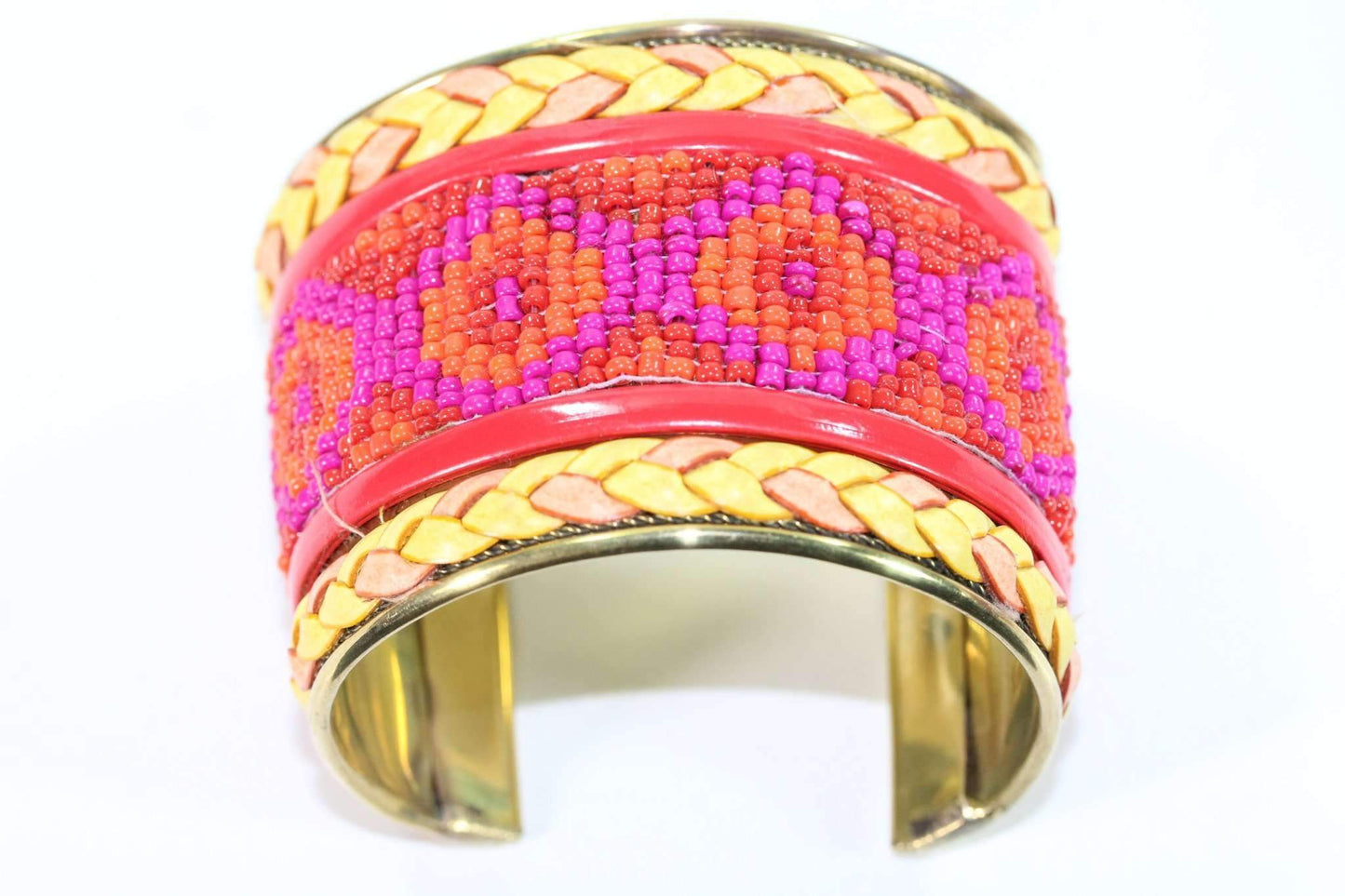 Beaded Cuff Bangles by Wild Lotus