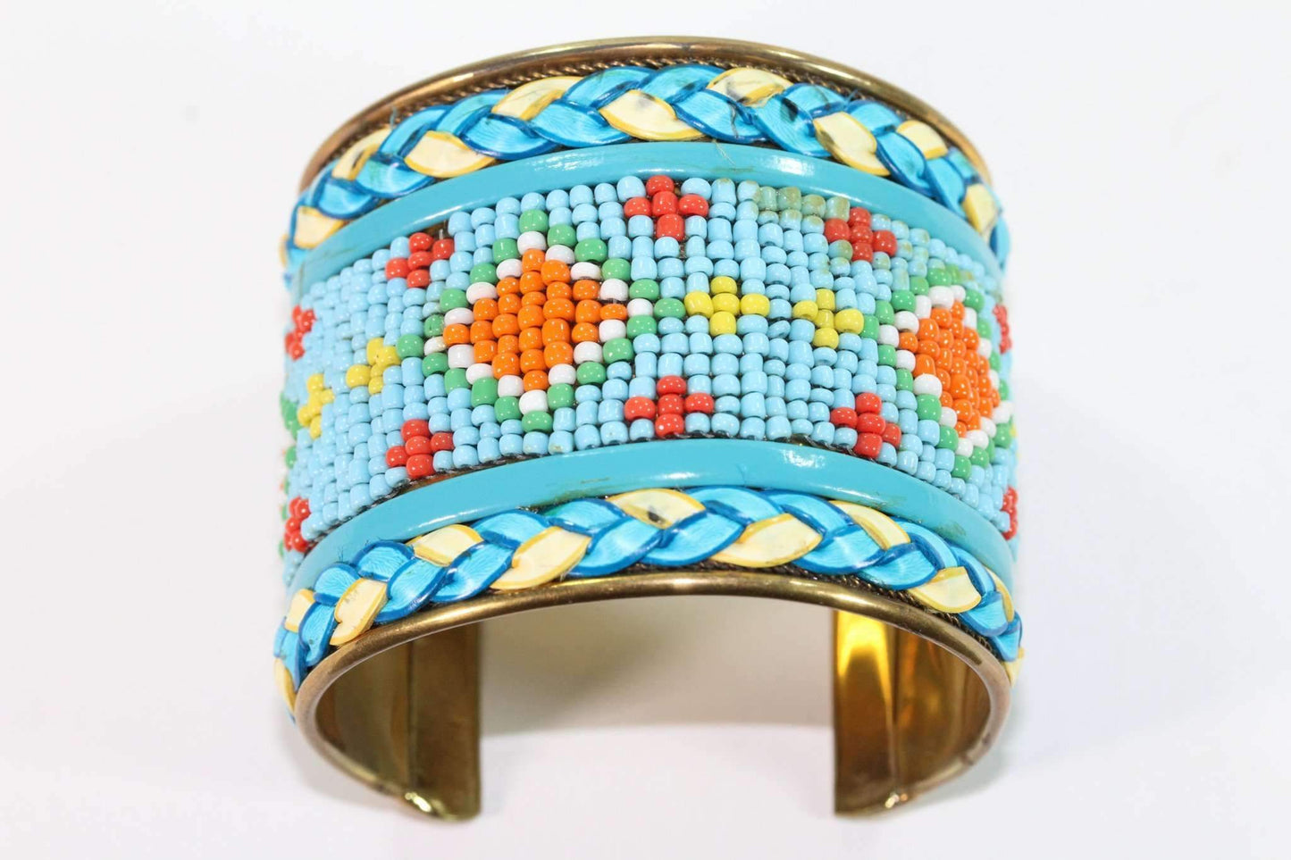 Beaded Cuff Bangles by Wild Lotus