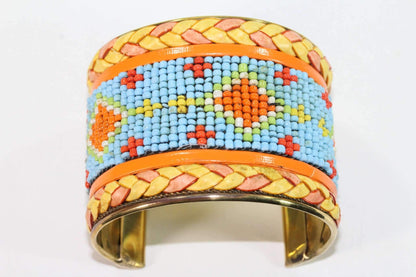 Beaded Cuff Bangles by Wild Lotus