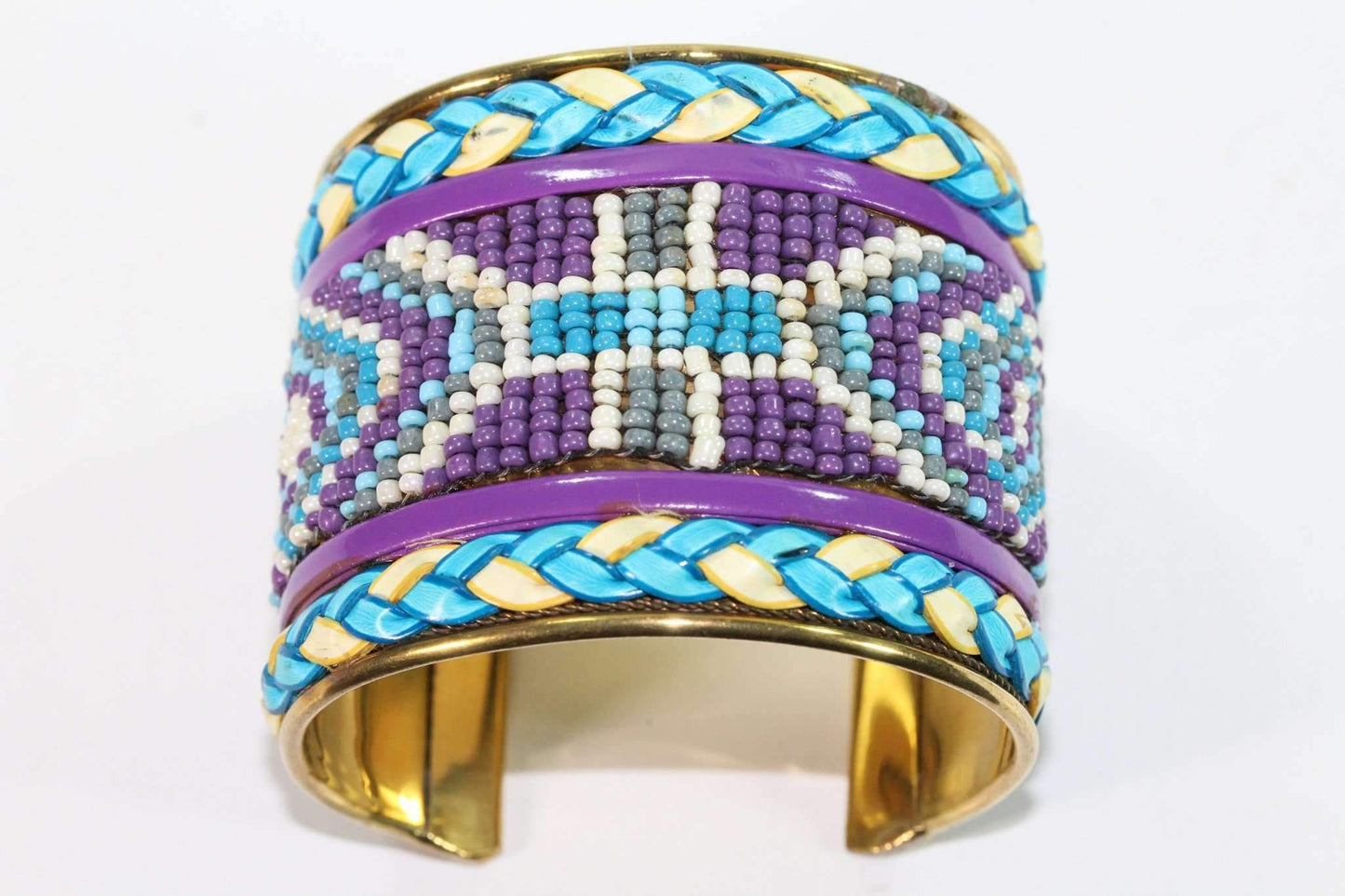 Beaded Cuff Bangles by Wild Lotus