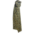 Leopard Print Yellow Scarf | @giftshopwestpalmbeach