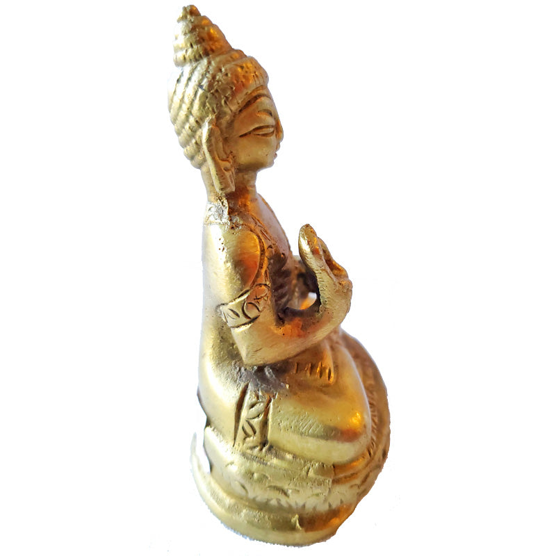 Little Buddha Brass Statue | wildlotusbrand.com