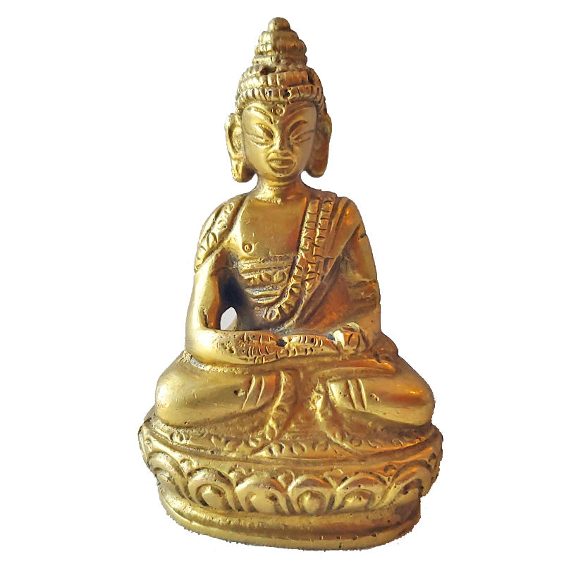Little Buddha Brass Statue | Wild Lotus®| @wildlotusbrand