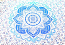 Lotus Star Mandala Design Ombre Wall Tapestry | Wild Lotus® | @wildlotusbrand