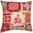 Mandala Design Elephant Indian Cushion Cover Home Accent Furnishing - 16 x 16 | Wild Lotus | @wildlotusbrand