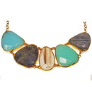 Multi Gemstone Statement Necklace | Wild Lotus®
