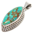 Turquoise Marquise Cut Pendant 