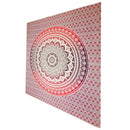 Pink Ombre Art Pattern Full Size Sheet Tapestry Wall Hanging Decoration | Wild Lotus® | @wildlotusbrand