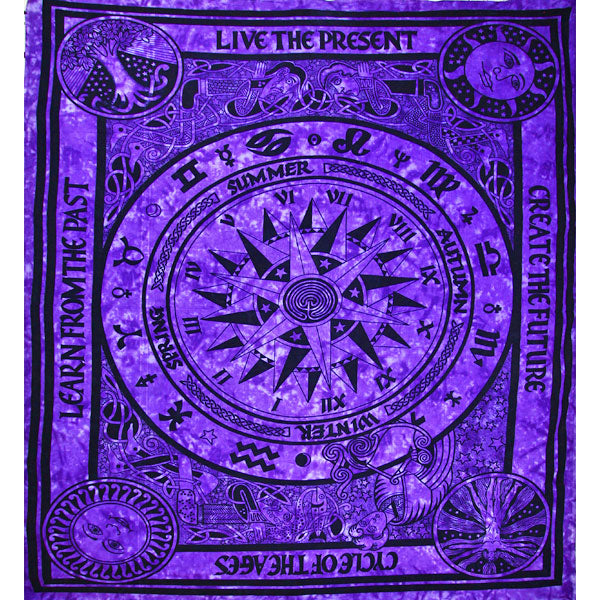 Purple Cycle Of The Ages Tapestry