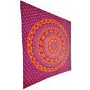 Purple Elephants & Camels Mandala Tapestry