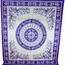 Purple Tigers & Elephants Majestic Beasts Tapestry