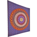 Purple Botanical Garden Theme Wall Decoration Full Size Tapestry