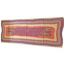 Purple Three Layered Handspun Design Embroidered Table Runner and Stole | Wild Lotus® | @wildlotusbrand