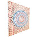 Red Botanical Garden Theme Wall Decoration Full Size Tapestry | Wild Lotus® | @wildlotusbrand